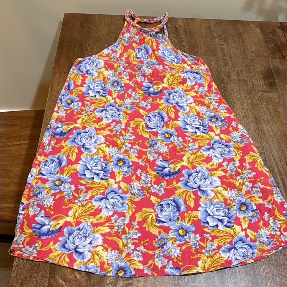 Floral American Eagle dress. Summer. Spaghetti straps   Large